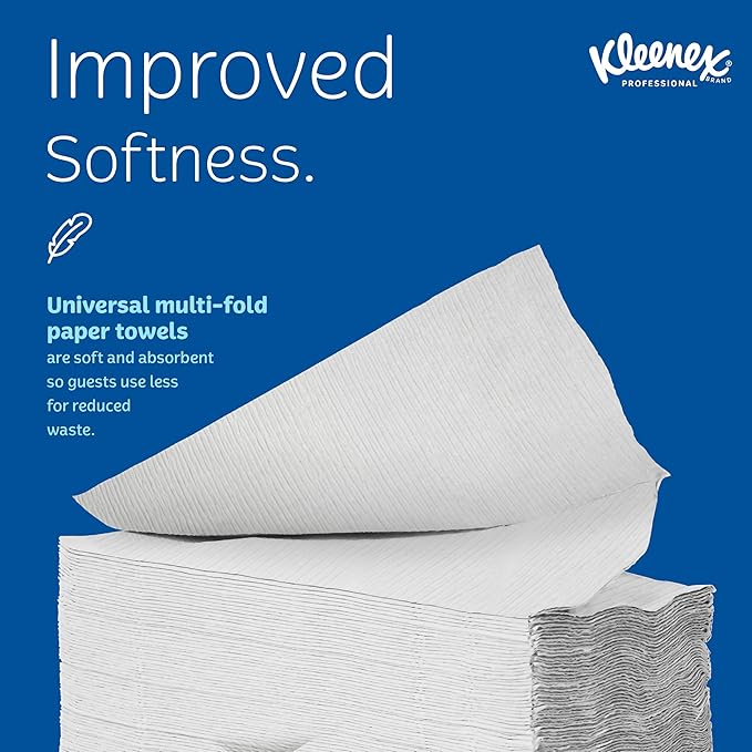 Kleenex Professional Universal Multifold Paper Towels, Absorbency Pockets