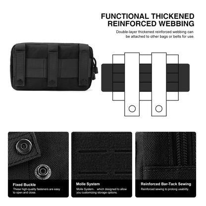 Mardingtop 70L Internal Frame Backpack with Molle Tactical Admin Pouch Utility EDC Tool Pouch
