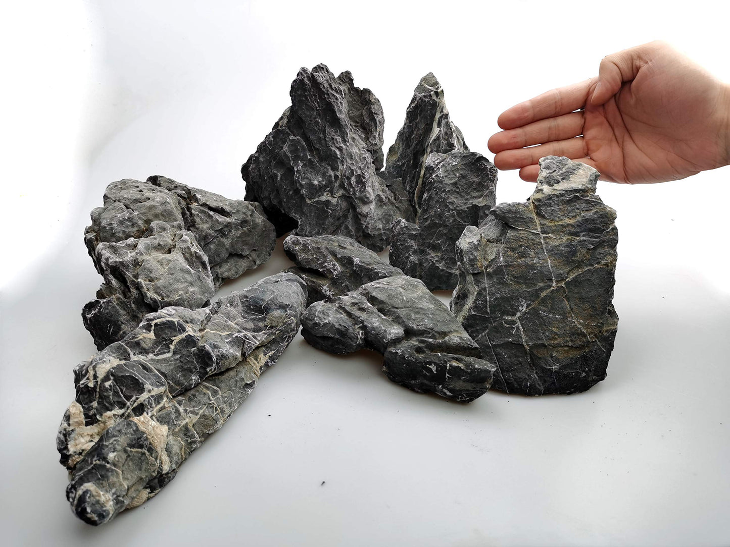 Voulosimi 18 lb Seiryu Rock Stone for Aquariums, Landscaping Model,Tank Decoration
