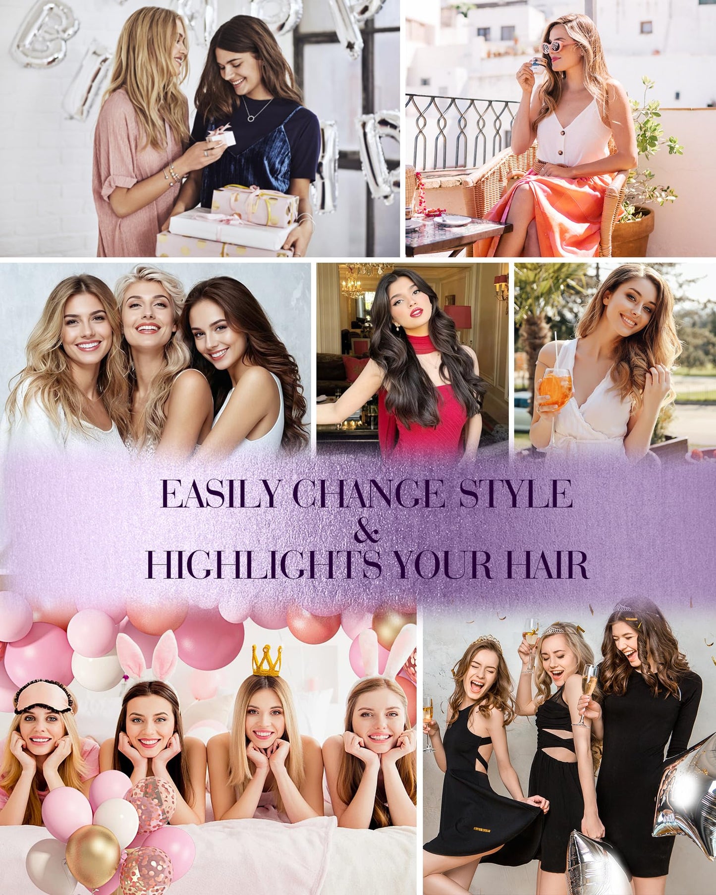 LaaVoo Nano Hair Extensions Real Human Hair Brown Nano Beads Hair Extensions Highlight Light Brown with Ashy Blonde Invisible Nano Ring Straight Remy Hair 50g 50s 14 Inch #p8/24