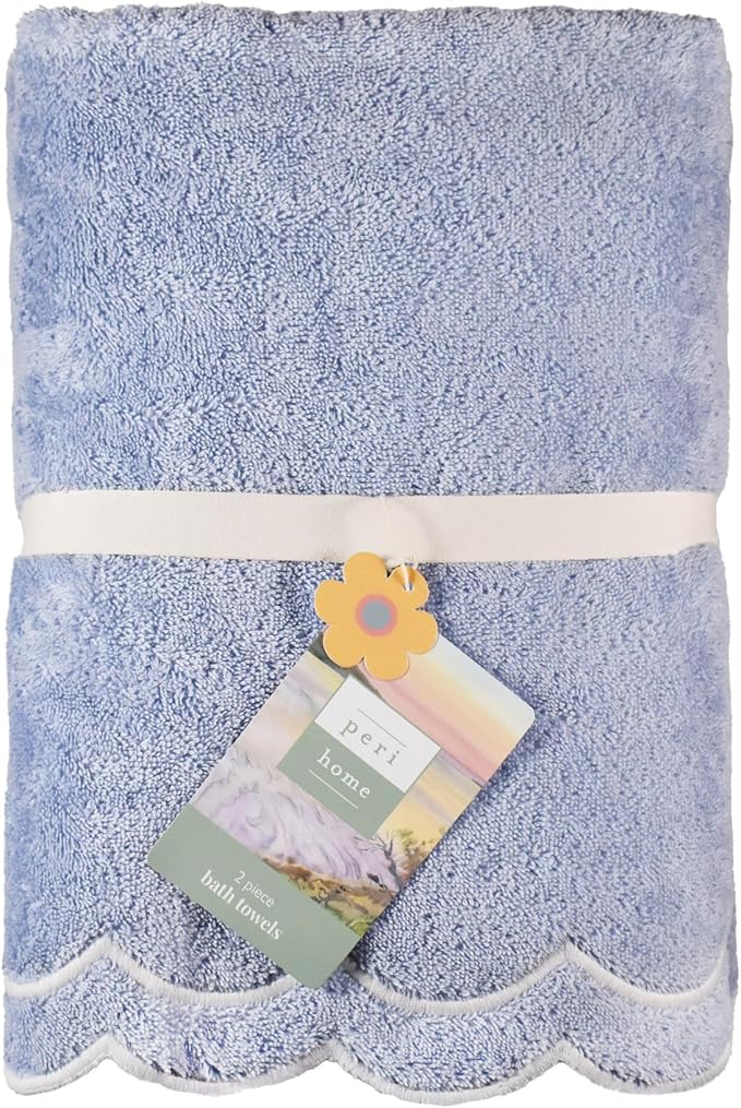 Peri Home 2 Piece Bath Towel Set, 500 GSM, 100% Cotton Towel