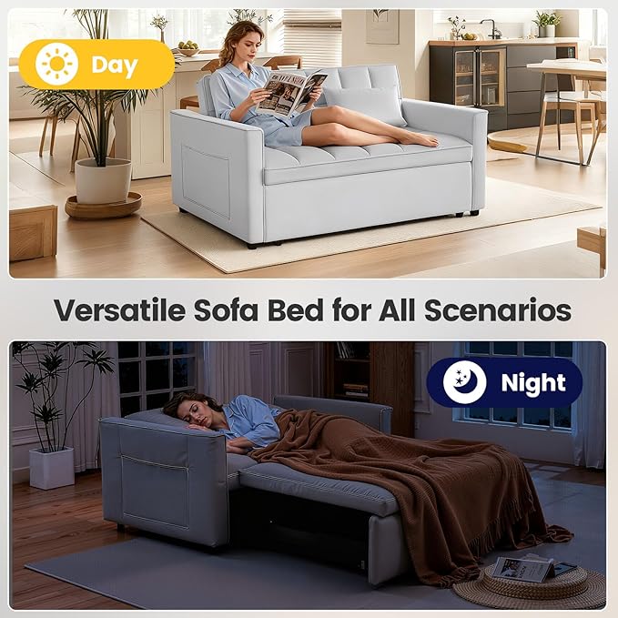 Convertible Sleeper Sofa Bed, Loveseat Sleeper Sofa