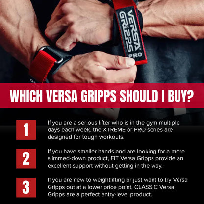 Versa Gripps® Fit Pro, Made in the USA, Wrist Straps for Female Athlete, the Best Training Accessory, Midnight, S