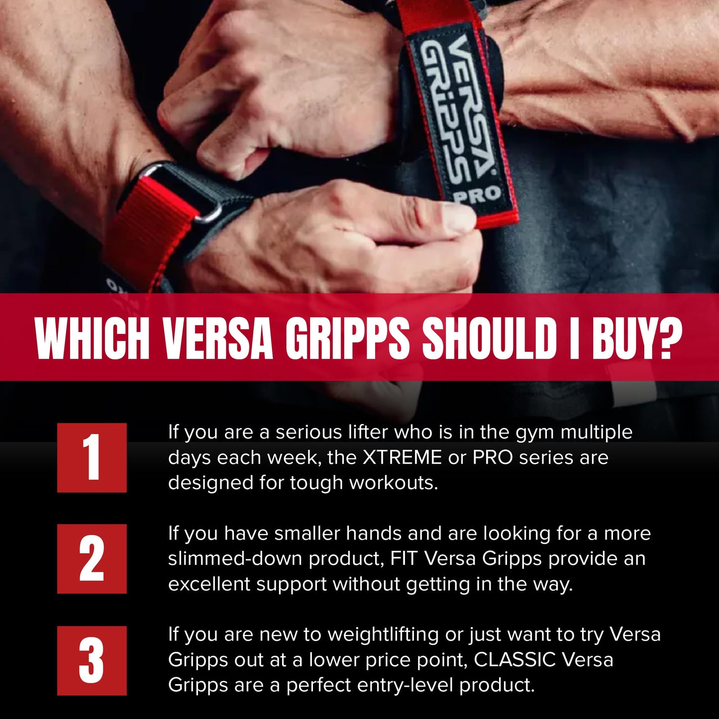 Versa Gripps® Xtreme Wrist Straps – Made in USA, Patented VersaBridge™ Grip with U-Shaped Carpal Support for Weightlifting, Platinum, R/L
