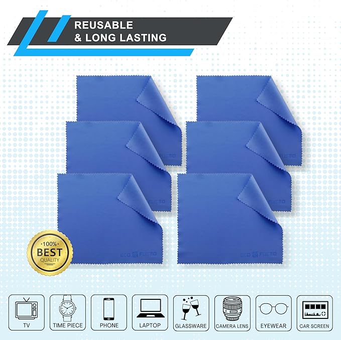 Eco-Fused Microfiber Cleaning Cloth