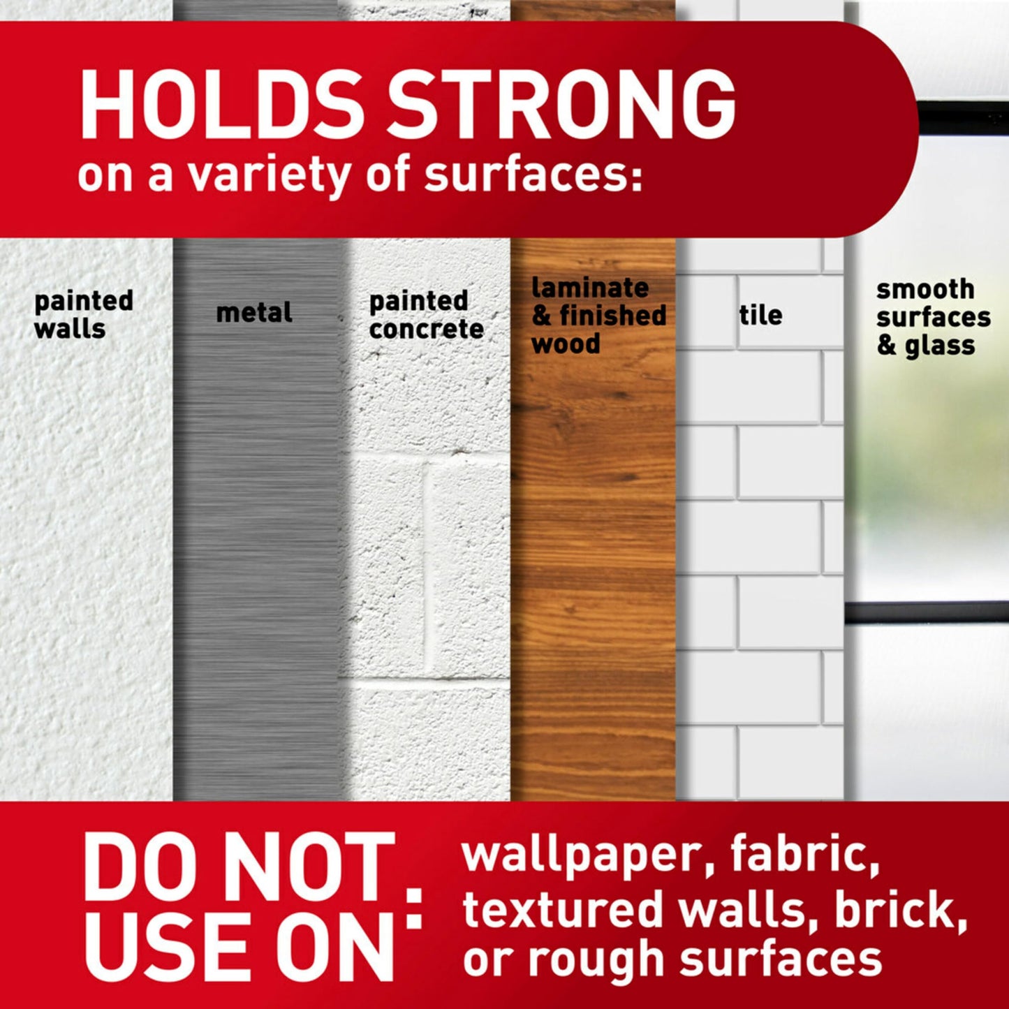Command Indoor Small Refill Strips,64 Strips,Damage-Free Hanging Wall Adhesives to Re-Hang Small Hooks for Hanging Home Decor,Wall Decor,and Room-Decor,Holds up to 1 lb,(Pack of 2)