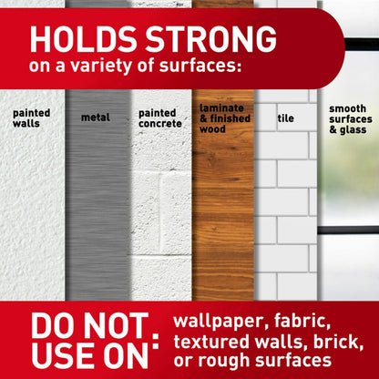 Command Indoor Small Refill Strips,64 Strips,Damage-Free Hanging Wall Adhesives to Re-Hang Small Hooks for Hanging Home Decor,Wall Decor,and Room-Decor,Holds up to 1 lb,(Pack of 2)