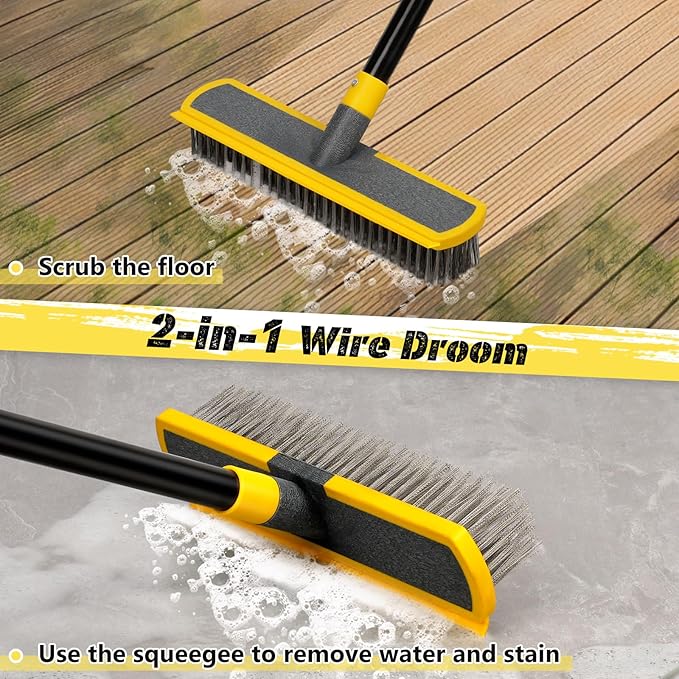 Heavy Duty Broom Wire Floor Scrub Brush