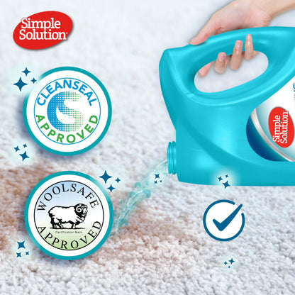 Simple Solution Dog Stain and Odour Remover, Enzymatic Cleaner with Pro-Bacteria Cleaning Power - 4 Litre