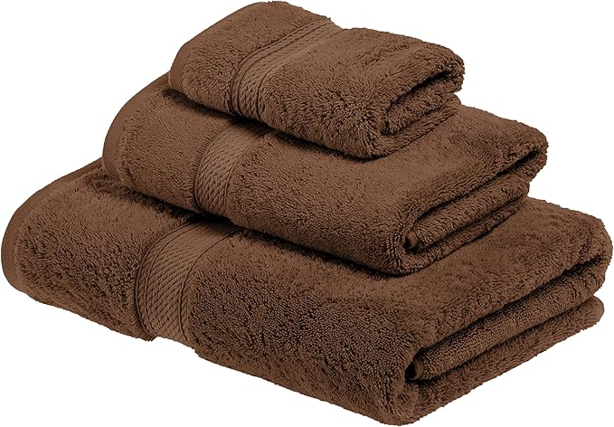 Superior Solid Egyptian Cotton Towel Set, Hand Towel 20” x 30”, Bath Towel 30”