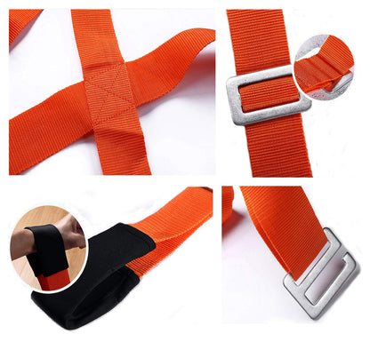 Lifting Straps for Movers, ZIZINET Moving Strap Load Capacity 150 kg for Heavy Objects, Goods, Furniture, 2 pcs Moving Lifting Straps with Bonus 2 Pair Gloves