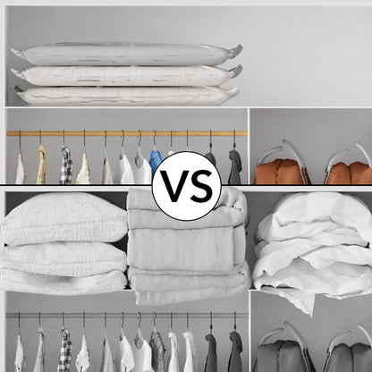 SpaceAid Jumbo Vacuum Storage Bags, Space Saver Sealer Compression Bags for Comforters, Blankets, Pillows, Bedding, Clothes (X-Large 3 Pack)