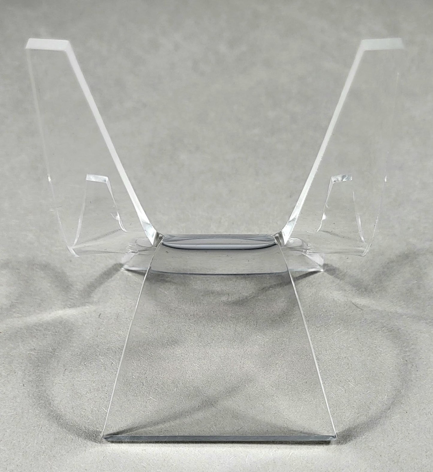 HQRP-Crystal 3" Acrylic Display Stand Pedestal for Crystal Heart / Slice / Slab and other Stones