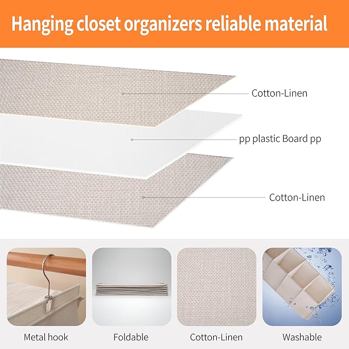 Large Hanging Sweater Organizer