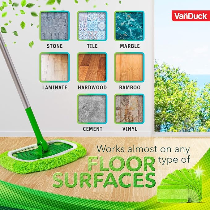 VanDuck Reusable Mop Pads Compatible