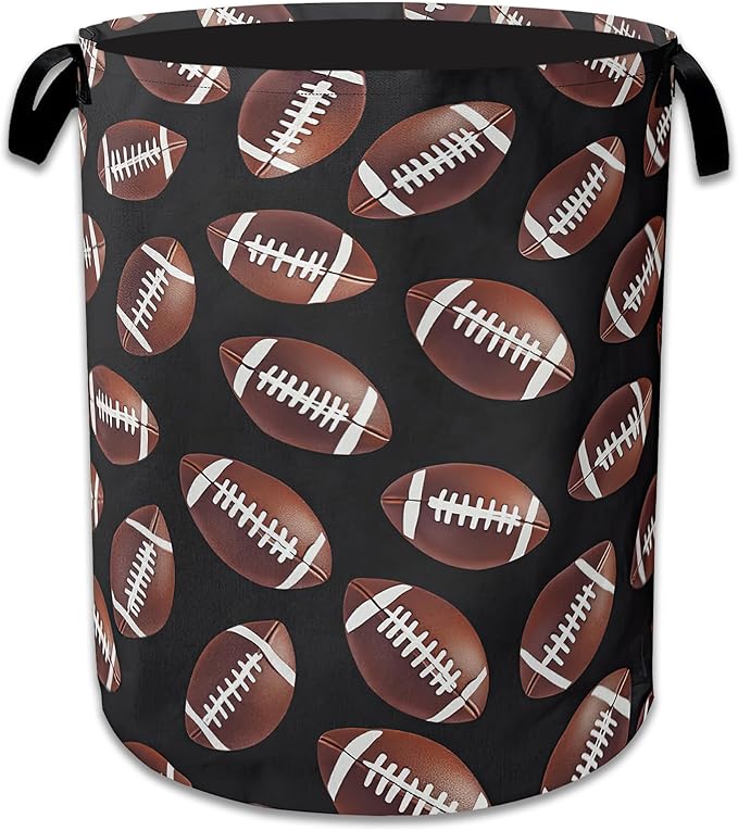 American Football Laundry Basket, Oxford Cloth Laundry Hamper
