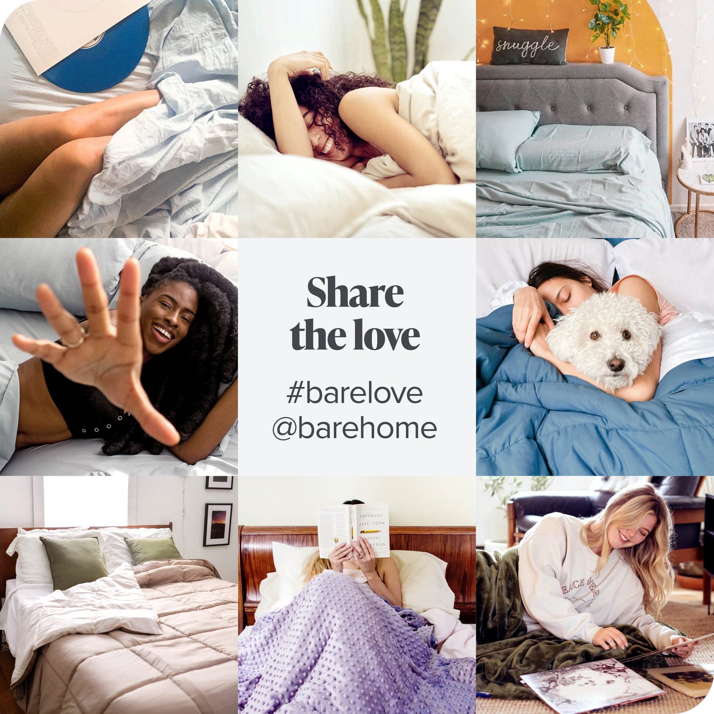 Bare Home Fitted Sheet + Pillowcase Set - Luxury 1800 Ultra-Soft Microfiber - Double Brushed - Deep Pockets - Easy Fit - Fitted Sheet and Pillowcases (Full, Dark Blue)