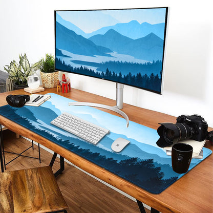 EFISH Mouse Pad (800 * 300 * 3 MM) Extended Large Mouse Mat Desk Pad, Stitched Edges Mousepad,Non-Slip Rubber Base,XL Gaming Mouse Pad for Office & Home