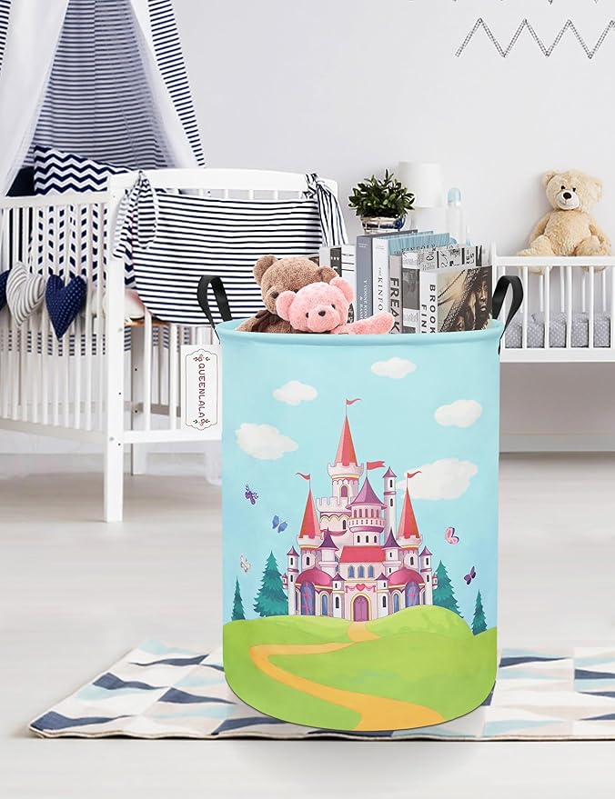 QUEENLALA Large Storage Basket, Laundry Hamper/Bathroom/Home Decor/Collapsible