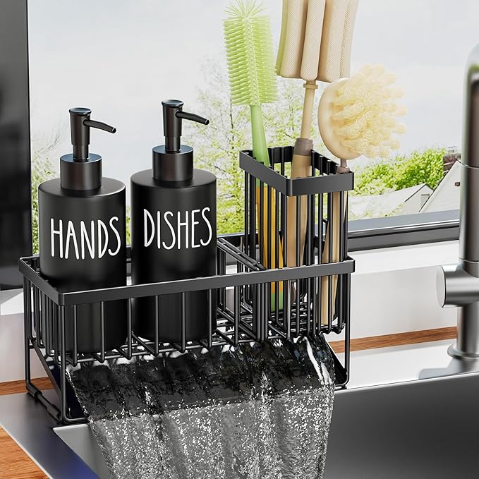 MASADI Kitchen Dish Soap Dispenser Set