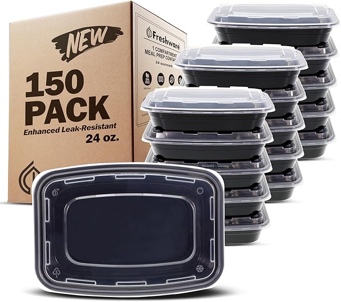 Freshware Meal Prep Containers 1 Compartment