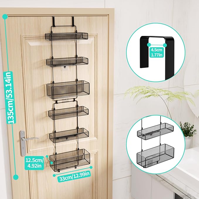 HapiRm Over Door Organizer Storage