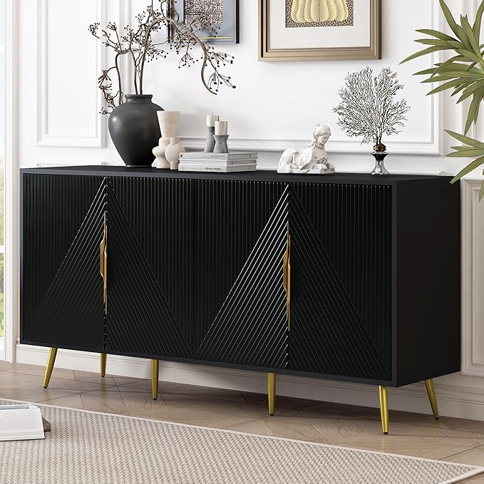 Stylish Swith Wave Geometric Design, Conical Legs, Adjustable, Suitable