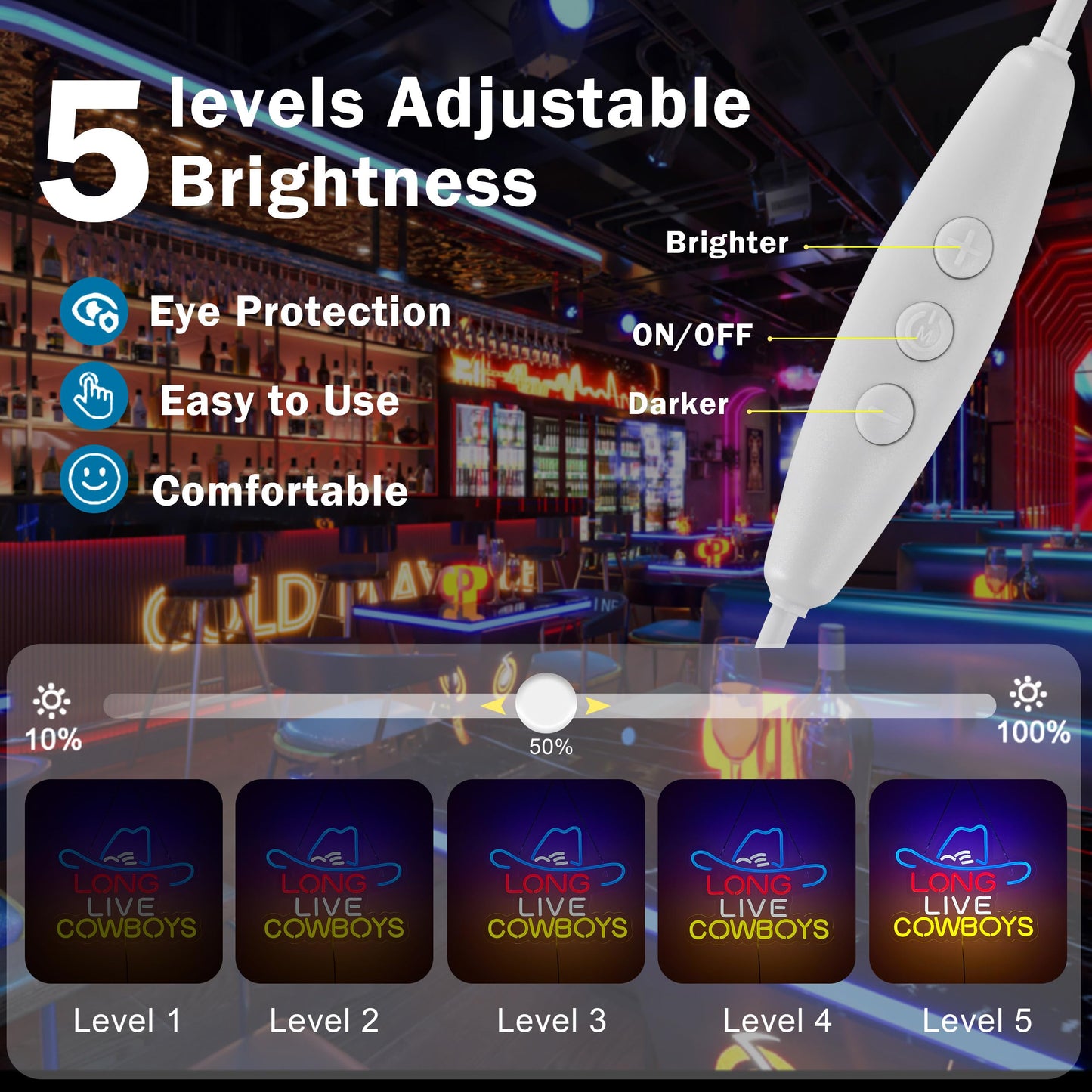 Neon Signs Girls Beer Bar Home Art Neon Light LED Neon Lights Sign with Dimmer for Bedroom Office Hotel Pub Cafe Recreation Room Man Cave Wall Sign Decor(Pink)