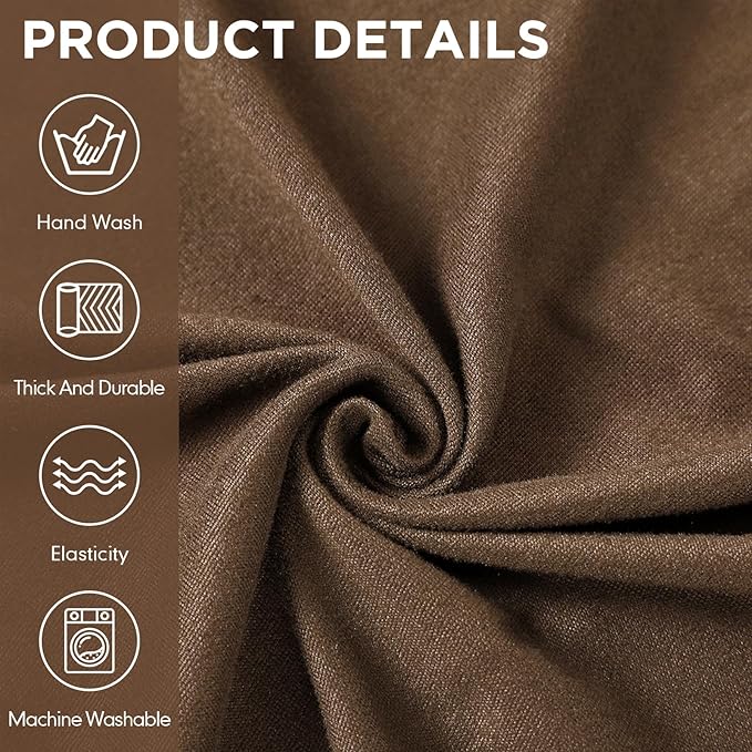 Peryiter 2 Pcs Sofa Covers Couch and Loveseat Covers Set Stretch Sofa Slipcover