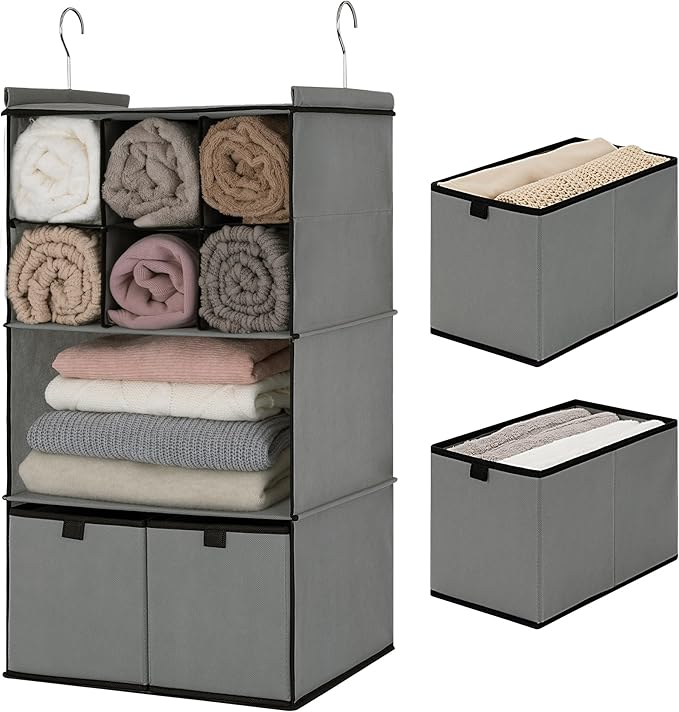 GRANNY SAYS Hanging Closet Organizer
