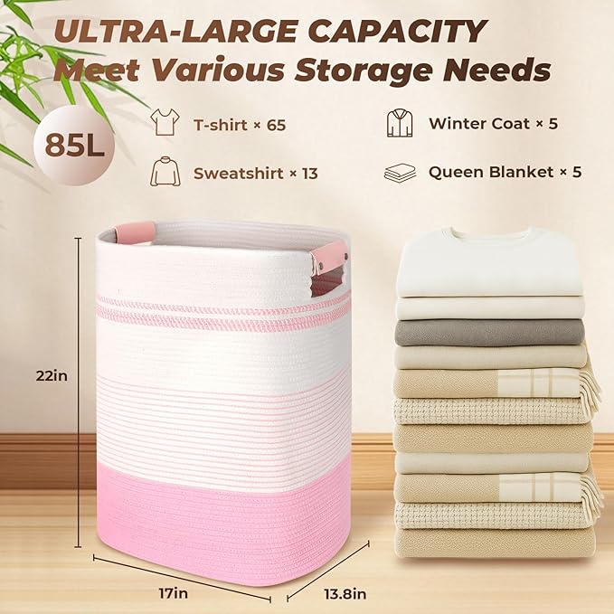 Laundry Basket with Handles
