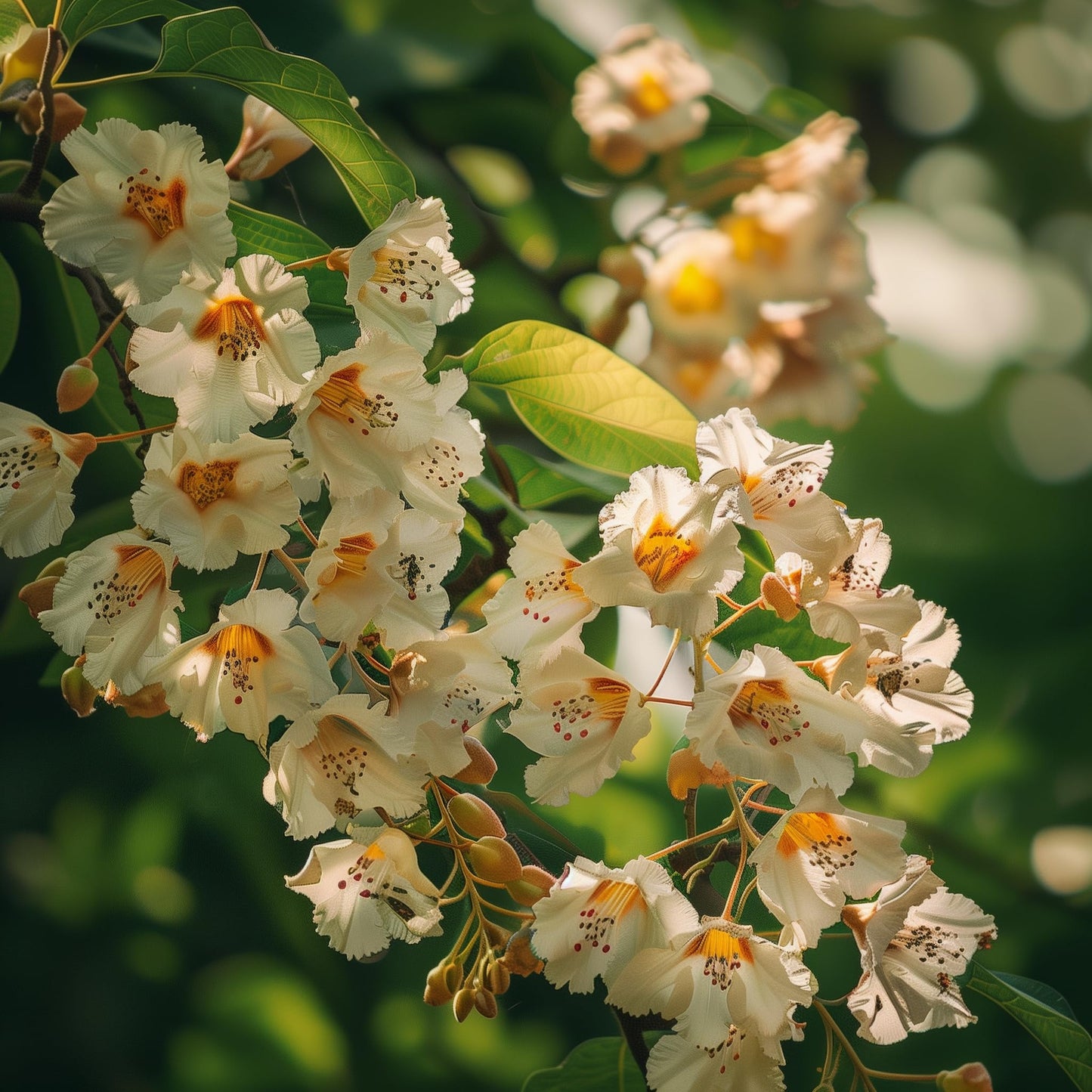 5 Northern Catalpa Trees - 12-18" Tall Live Plants - Ornamental Flowering Shade Trees - Catalpa speciosa - (5 Pack)