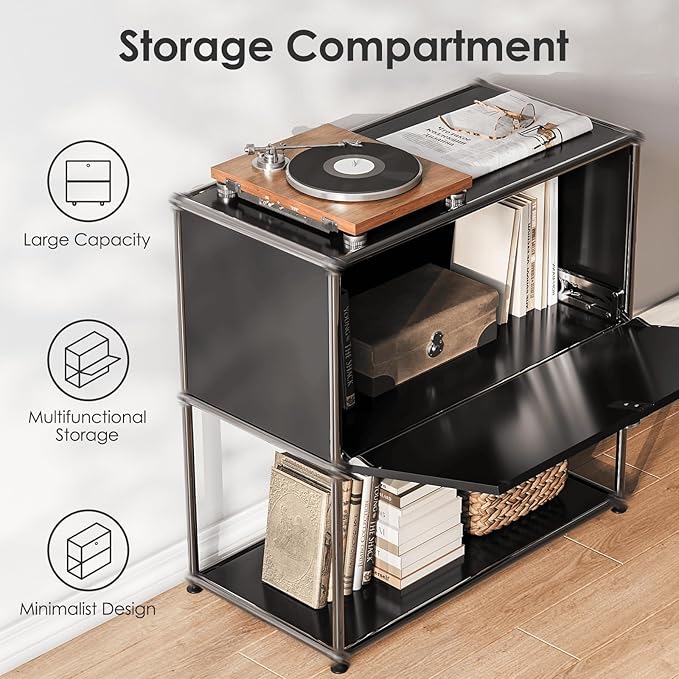Modern Storage Cabinet Sideboard Versatile Free-Standing Organizer Cabinets
