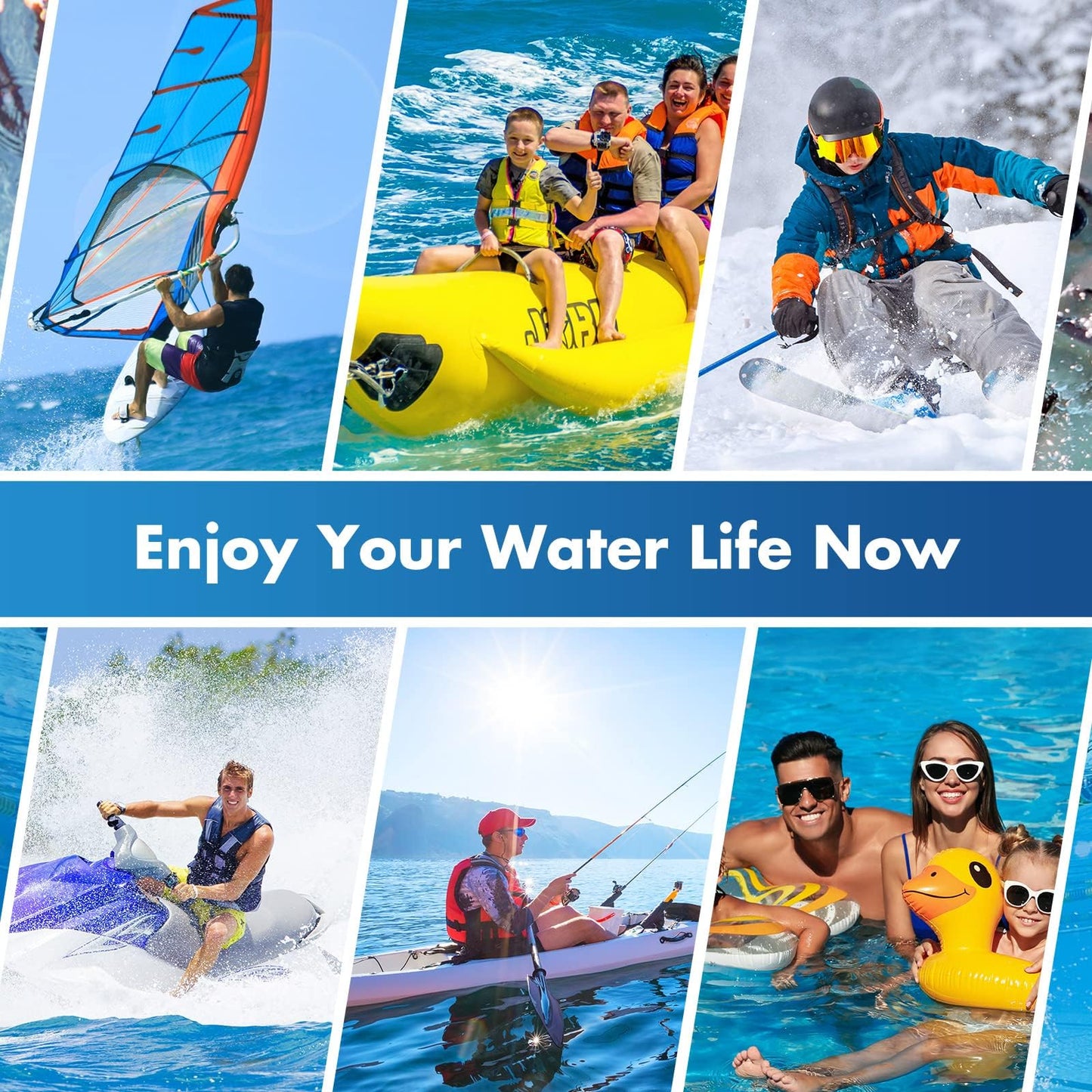 UNBREAKcable Floating Waterproof Phone Pouch 2 Pack, IPX8 Waterproof Phone Case Dry Bag Kayak/Beach/Cruise Travel Essentials, Water Proof Pouch for iPhone 16 15 Pro Max, Samsung S25 Ultra S24 S23-7