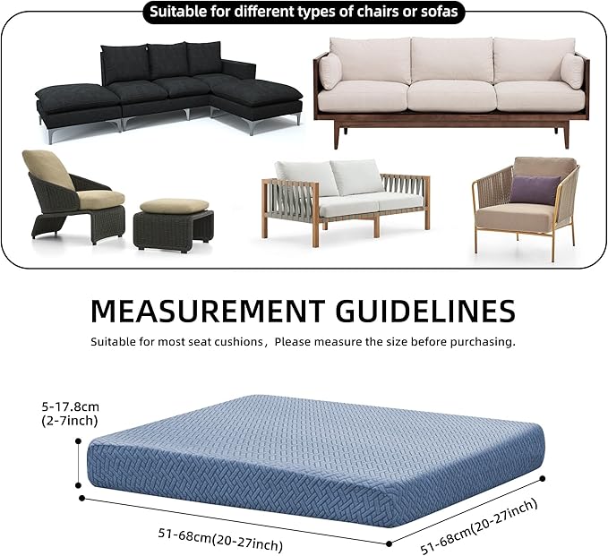 Outdoor Cushion Covers Set, Replacement