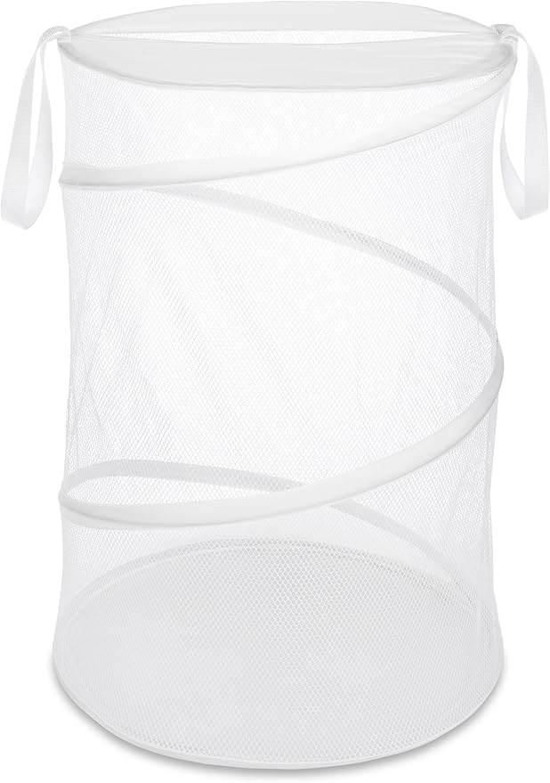 Whitmor 18" Collapsible Laundry Hamper White