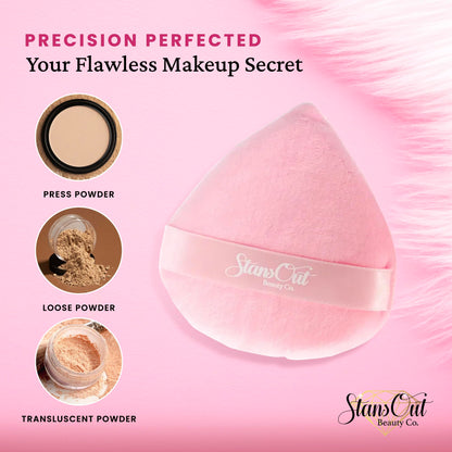 StansOut Memory Foam Makeup Sponge – No-Water-Needed Blender for Liquid, Cream & Powder Foundation – Airbrush Finish, Flawless Application