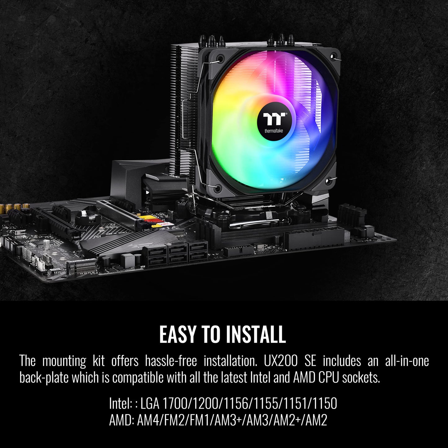 Thermaltake Fan Cl-p105-al12sw-a Ux200 Se Retail