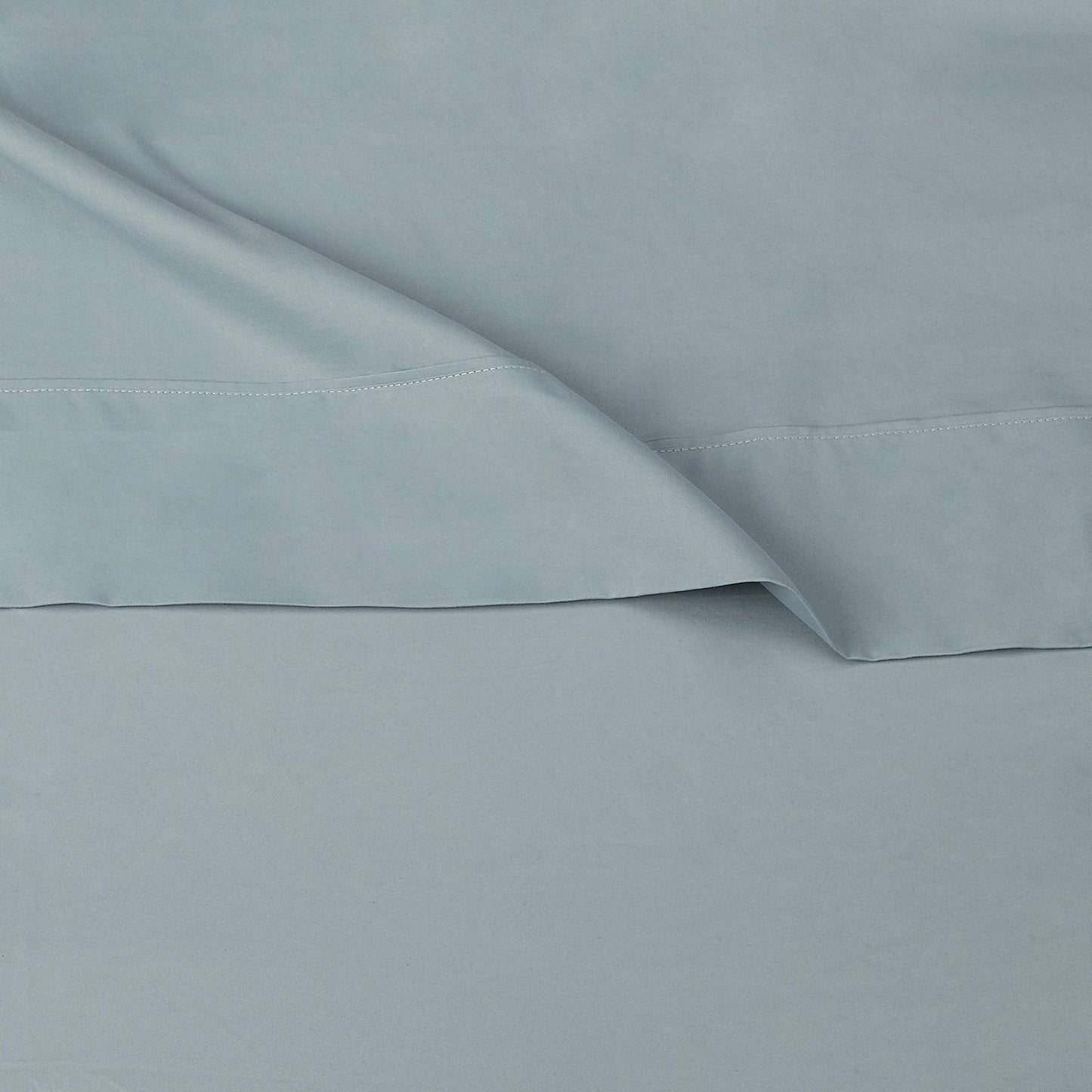 Amazon Basics Lightweight Super Soft Easy Care Microfiber 3-Piece Bed Sheet Set with 14-Inch Deep Pockets, Twin XL, Spa Blue, Solid