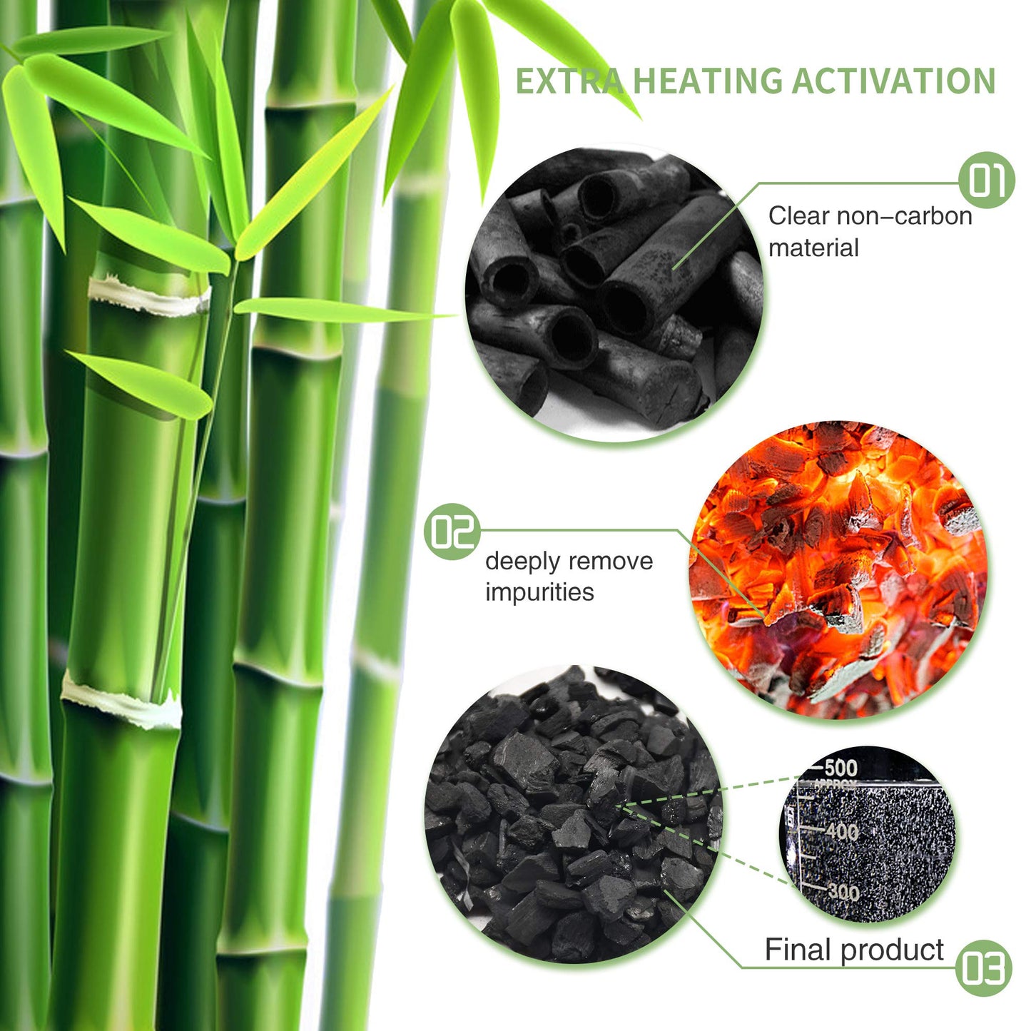 6 Pack Bamboo Charcoal Air Purifier Bags Odor Absorber Odor Absorber Natural Car Air Freshener Odor Eliminators for Home Pets