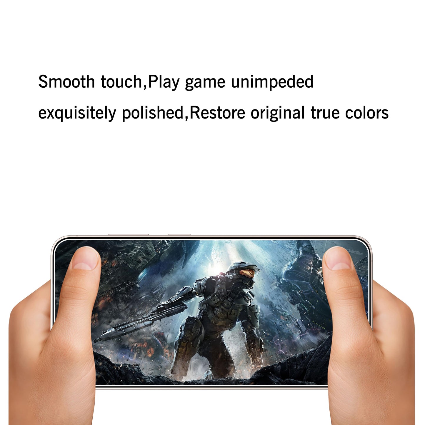 Ailun Screen Protector for Galaxy S22+/S22 Plus 5G 6.6 Inch Display 3Pack + 3Pack Camera Lens Tempered Glass Fingerprint Unlock 0.25mm Clear Anti-Scratch Case Friendly [Not For S22 Ultra]