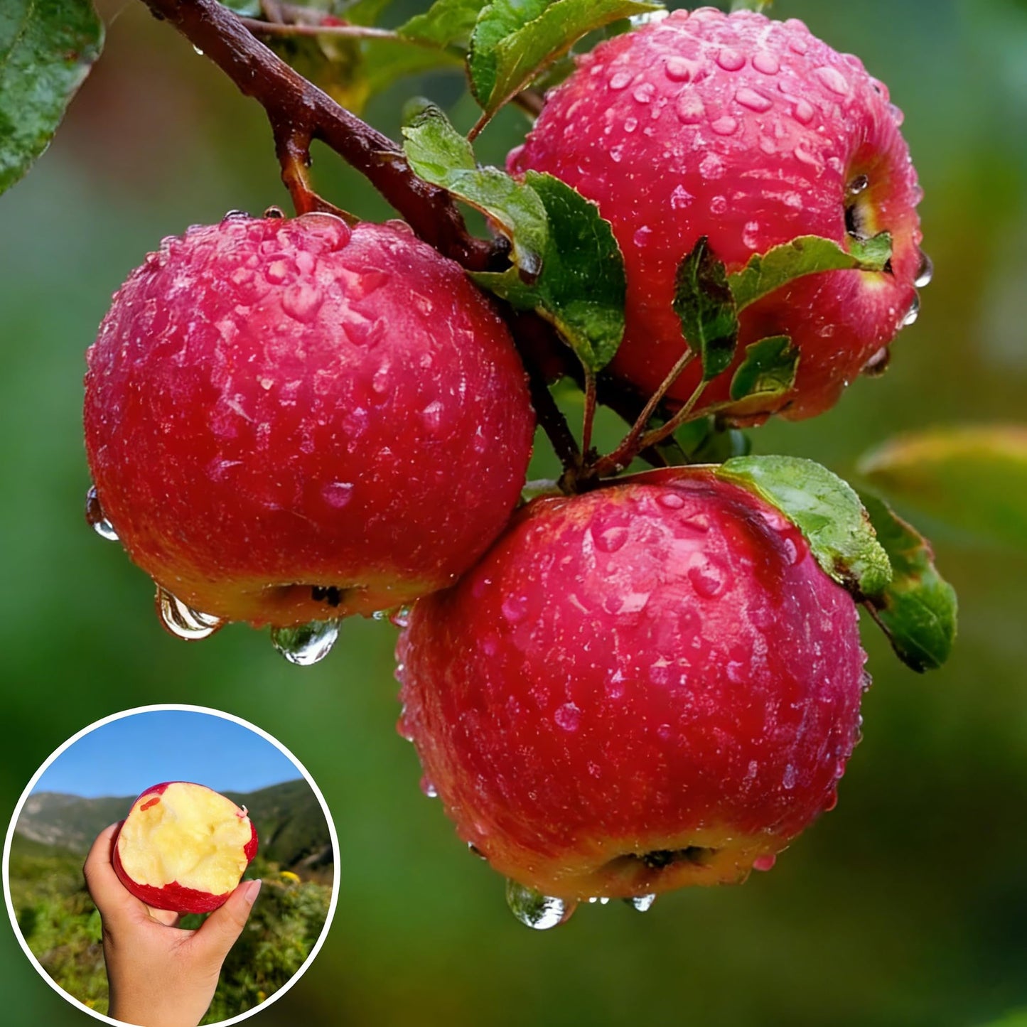 Mixrug Mix Fruit Seeds Pack for Planting, 160pcs Lemon Orange Apple Blueberry Cherry Seeds, Non-GMO Heirloom Sweet Edible Juicy Fruits Tree Plants in Your Home Garden