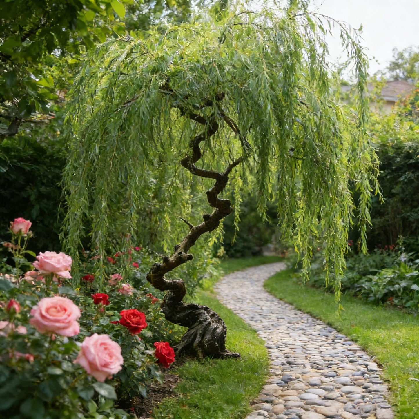 Mixrug Mixed Dwarf Willow Bonsai Tree Seeds for Planting, 25pcs Perennial Willow Tree Seeds to Plant, Heirloom Non-GMO Beauty Bonsai Plants for Home Garden Indoors