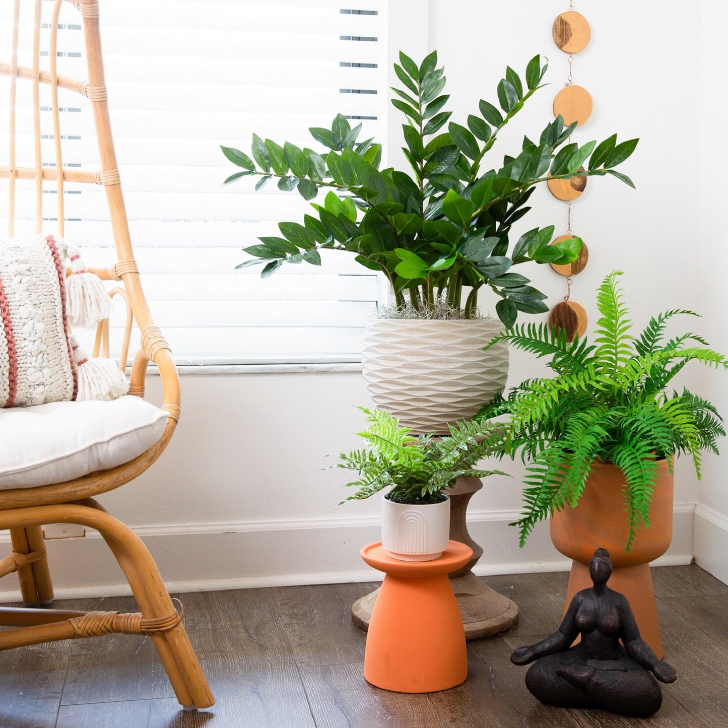 Nearly Natural 28in. Artificial Zamioculcas Plant with Decorative Planter