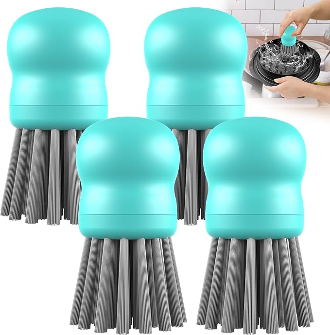 Mini Dish Brush for Cleaning Chicken Shredder, Palm Brush Dish Scrubber