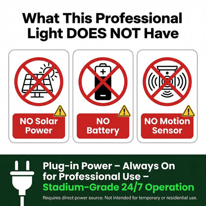 XXBSAZ 500W LED Flood Light 75000LM, Commercial Outdoor Stadium Light, IP66 Waterproof, High Mast Parking Lot Lighting, 5000K Daylight, AC85-277V