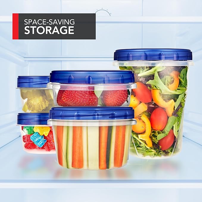 Stock Your Home 8oz Plastic Containers