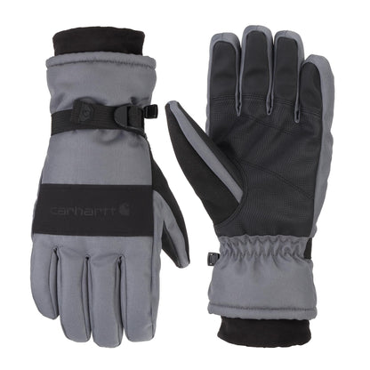Carhartt Men's W.P. Waterproof Insulated Glove Cold Weather, Dark Grey/Black, X-Large