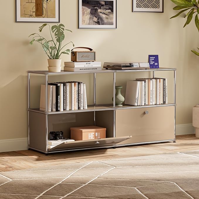 Modern Storage Cabinet Sideboard Versatile Free-Standing Organizer Cabinets