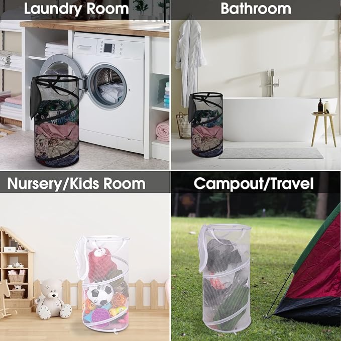 BATTOO 2 Pack Large Collapsible Laundry Basket